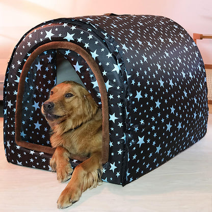 Portable Warm Pet Kennel Bed
