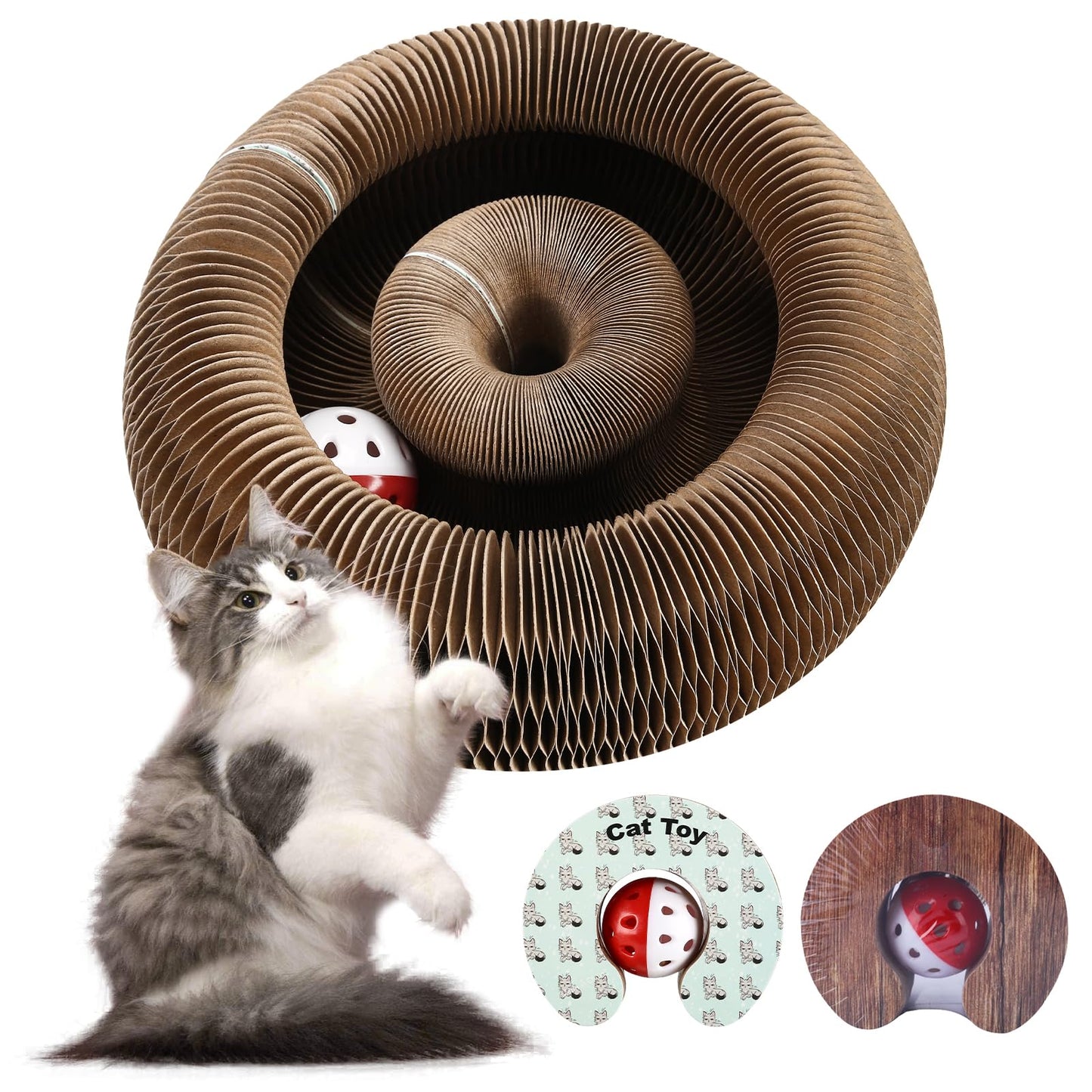 CurlPlay Accordion Cat Scratcher