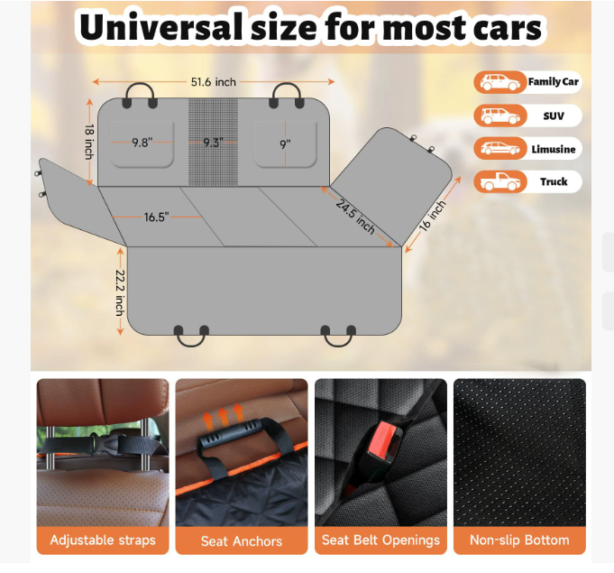 Pet Car Seat Cover